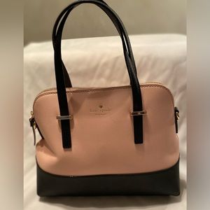 NWOT KATE SPADE Cedar Street Maise Satchel Shoulder Bag in Pink & Black Leather